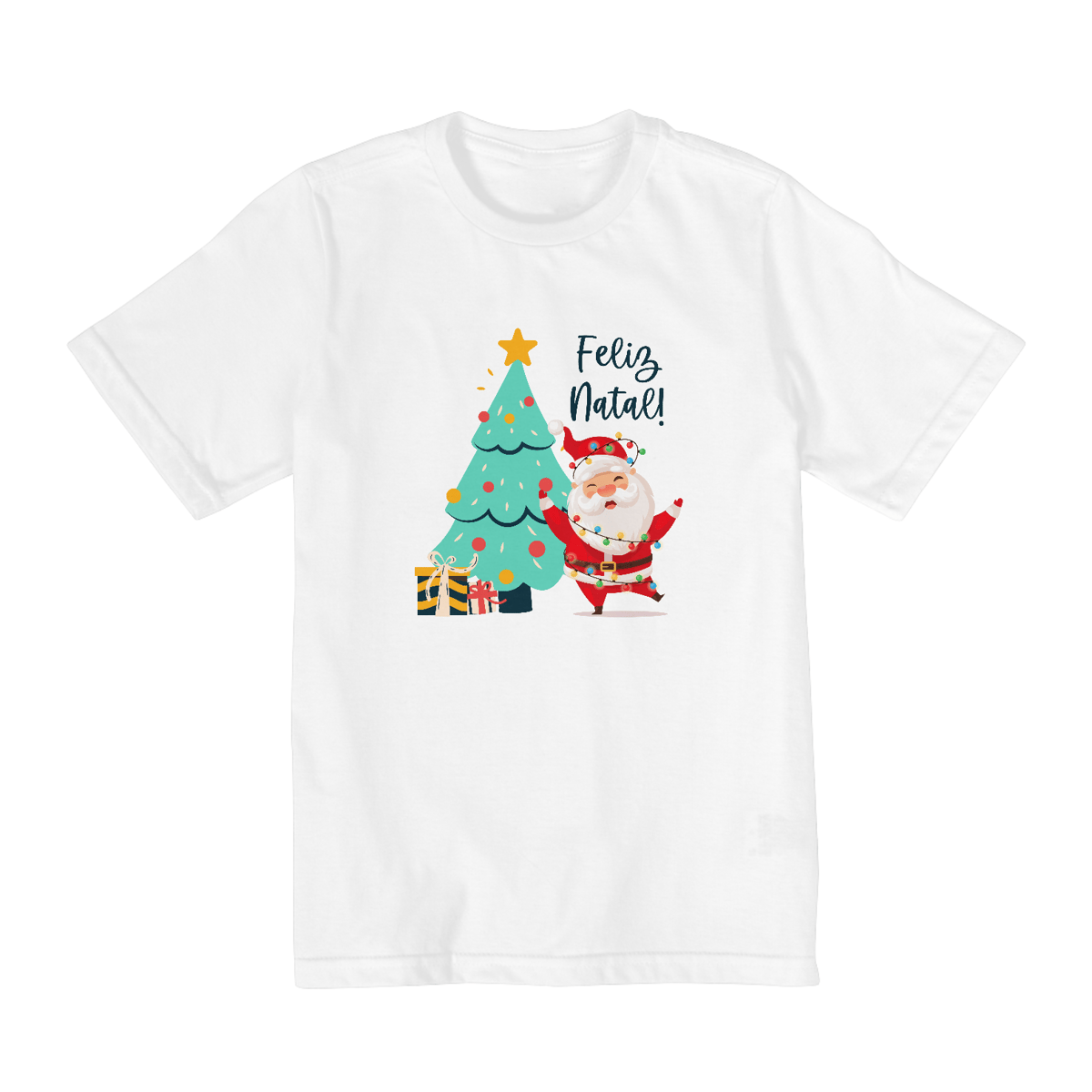 Nome do produto: Camiseta infantil feliz natal