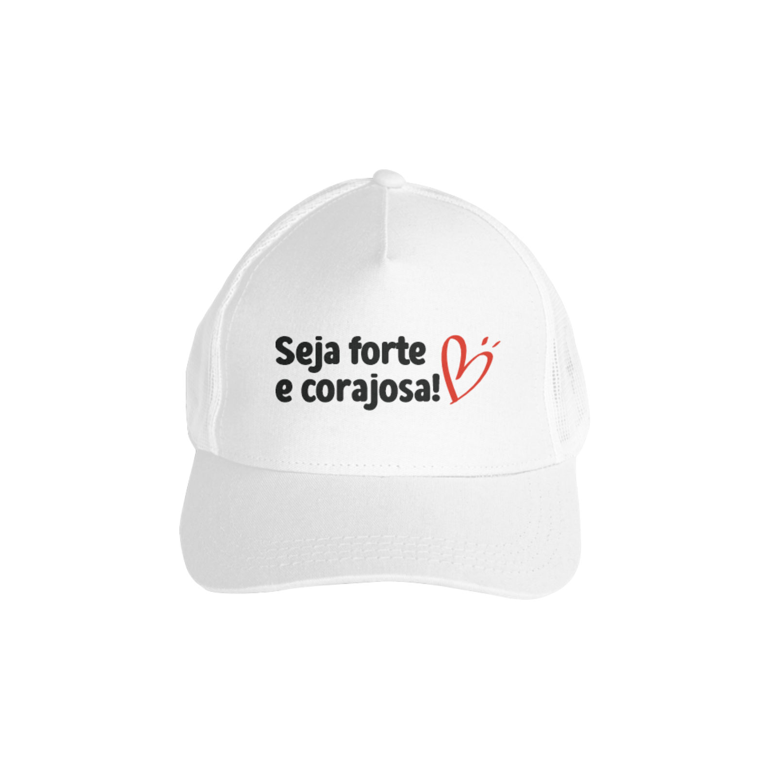 Boné Seja forte e corajosa