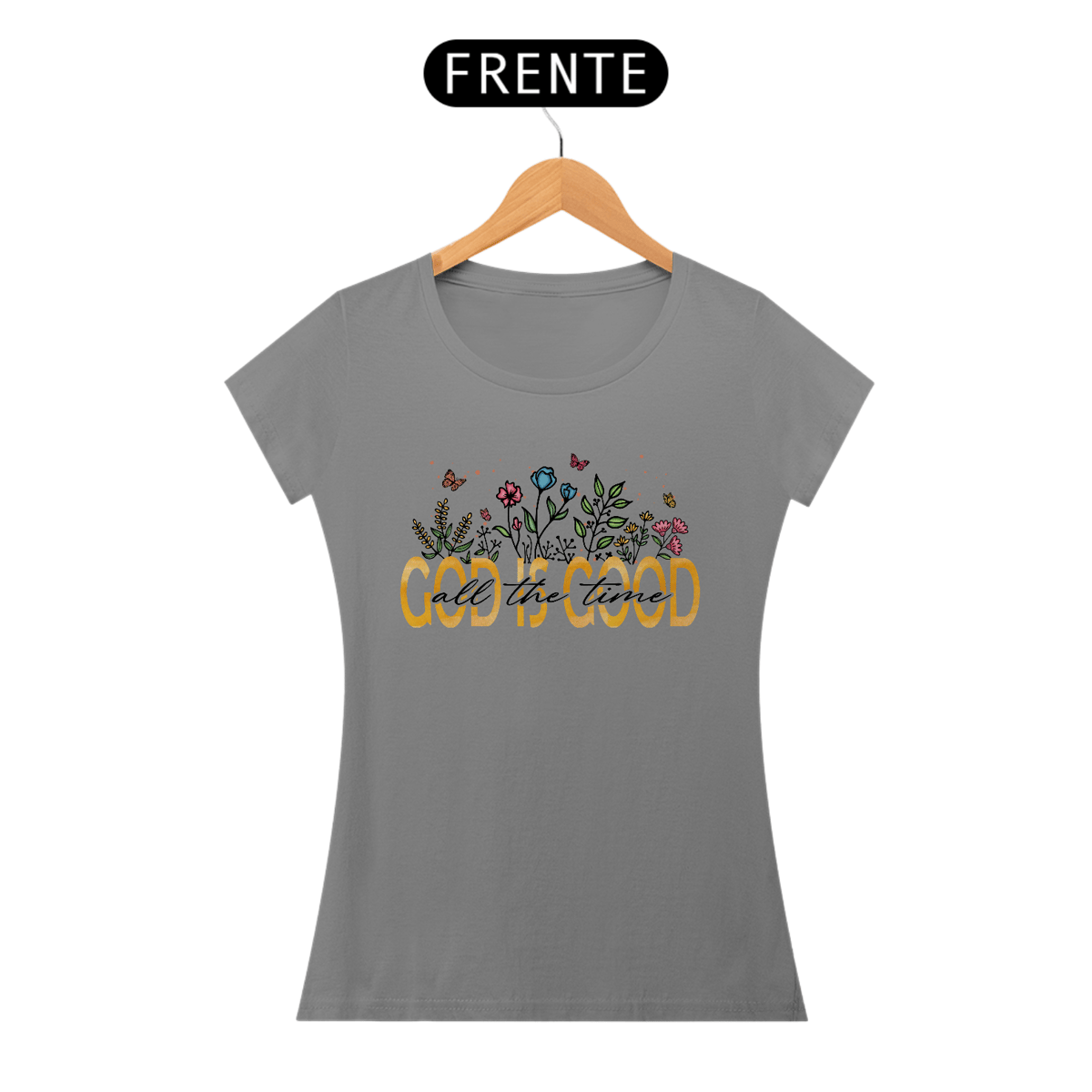 Nome do produto: Camiseta baby long quality god is god