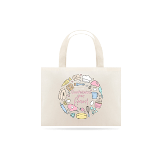 Ecobag confeiteira por amor
