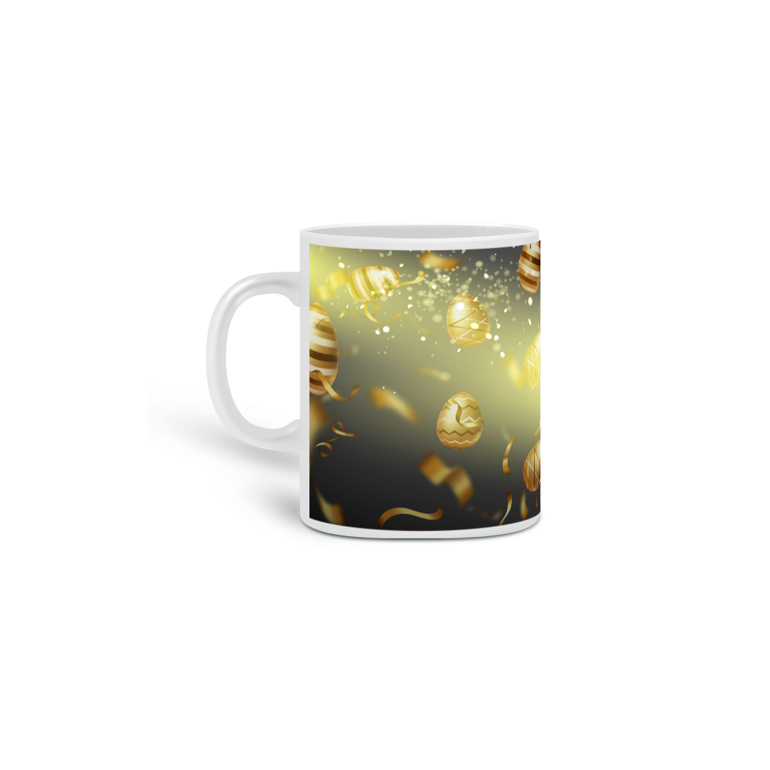 Nome do produto: Caneca ovos dourados páscoa
