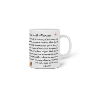 Nome do produto Caneca São Francisco de Assis