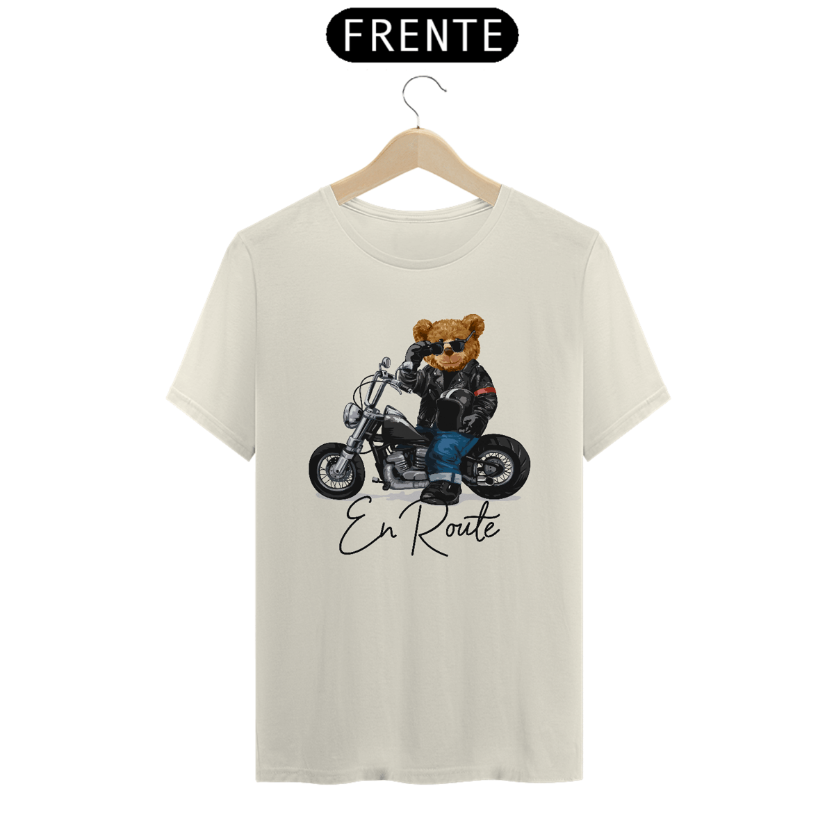 Nome do produto: Camiseta pima moto urso
