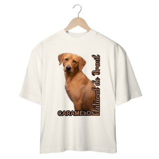 Nome do produto Camiseta oversized caramelo