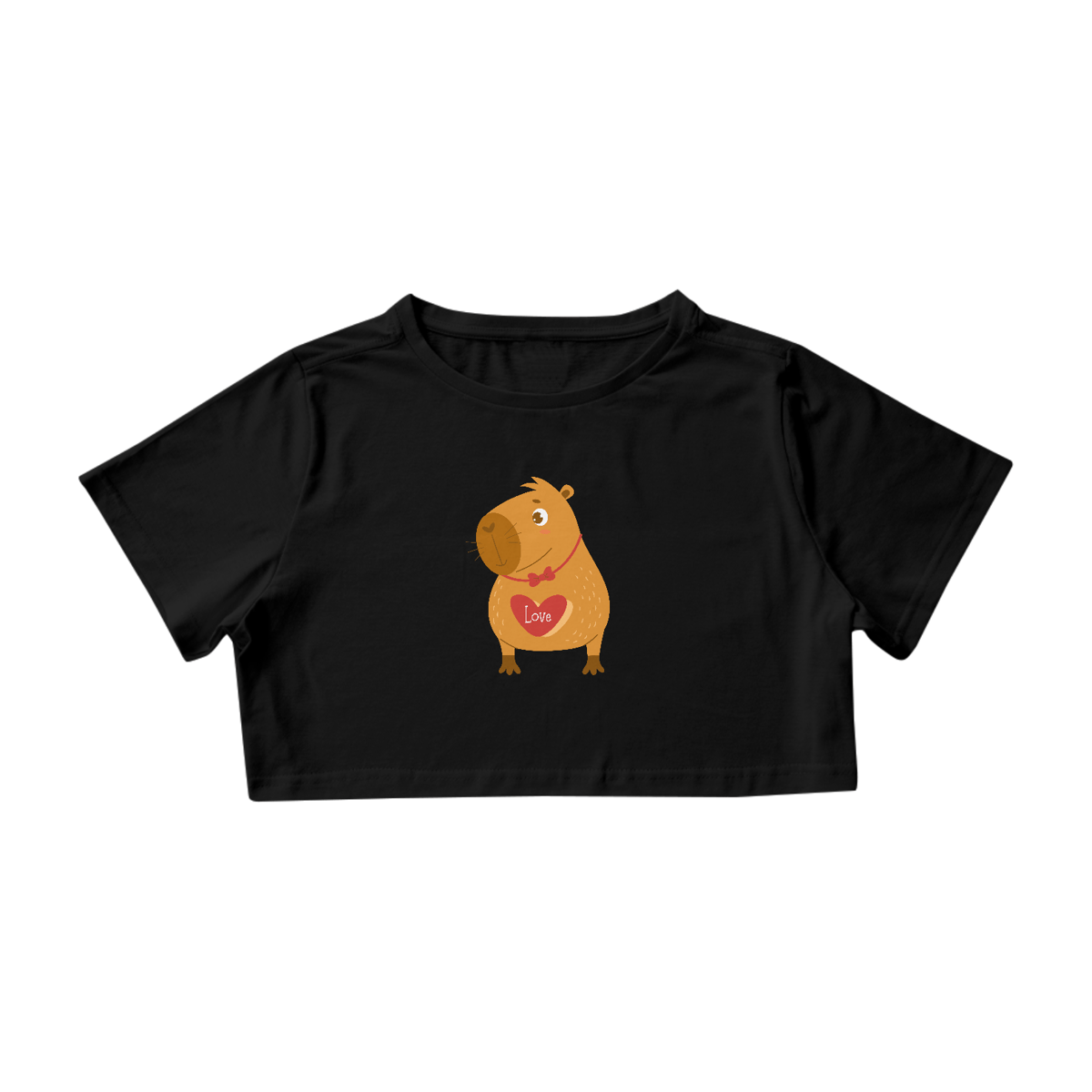 Nome do produto: Camisa cropped capivara