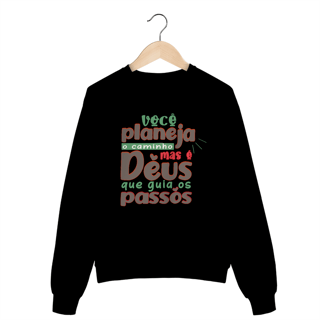 Nome do produto Moletom fechado frase Deus