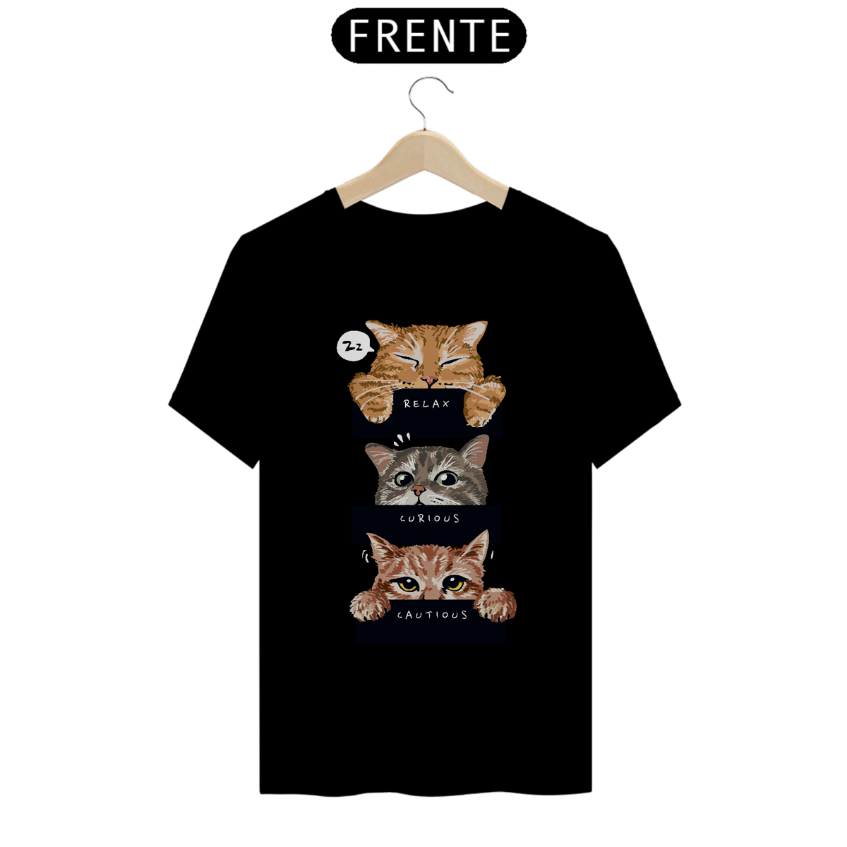 Nome do produto: Camiseta prime gatos