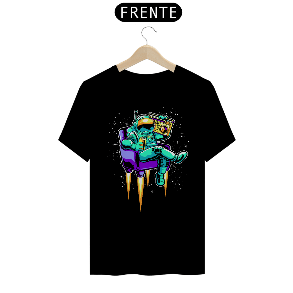 Nome do produto: Camiseta astronauta