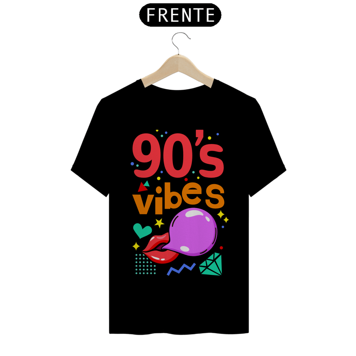 Nome do produto: Camiseta vibes 90