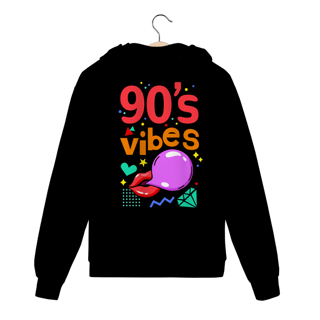 Nome do produto Moletom com zíper Vibe 90