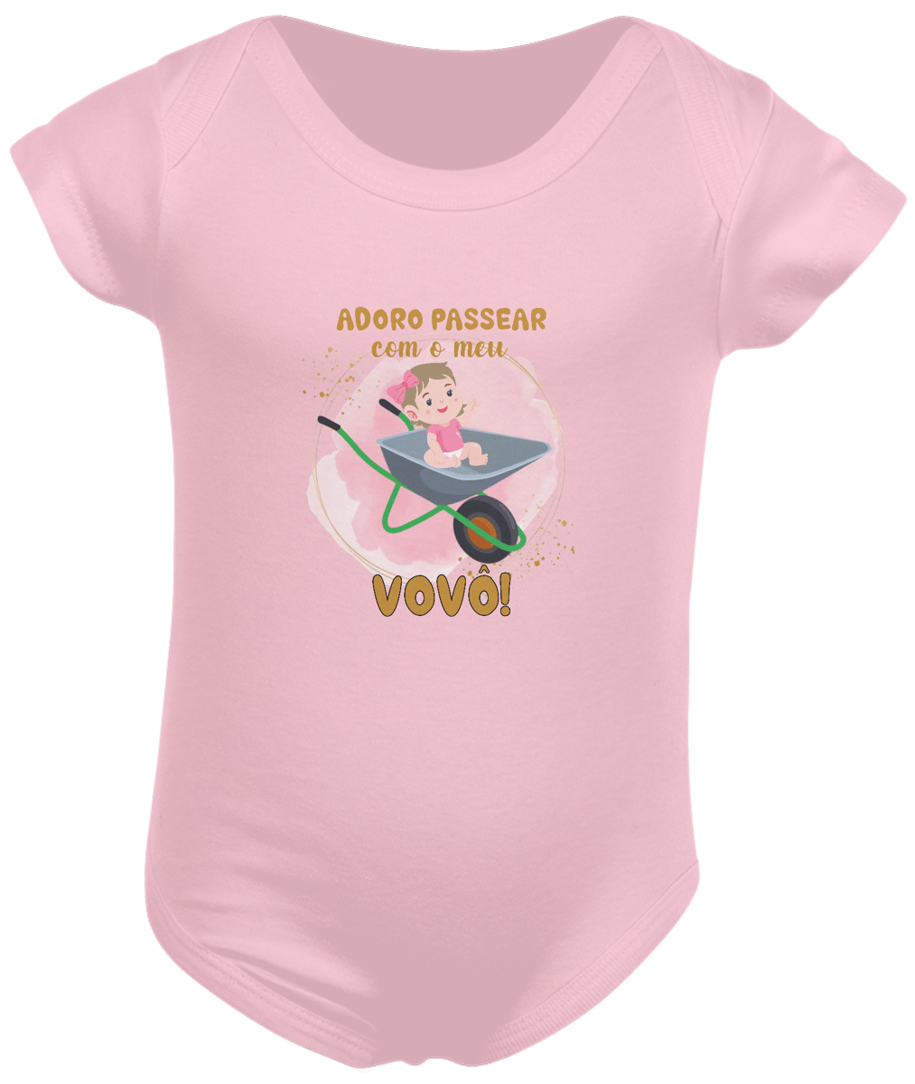 Nome do produto: Body infantil carriola