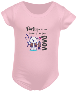 Nome do produto Body infantil partiu pescar com vovô