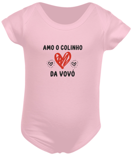 Nome do produto Body infantil amo o colinho da vovó