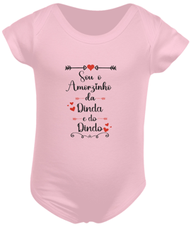 Nome do produto Body infantil amorzinho da dinda e do dindo