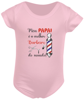 Nome do produto Body infantil papai barbeiro