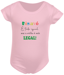 Nome do produto Body infantil bisavó