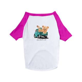 Nome do produto T-shirt-pet ursinho