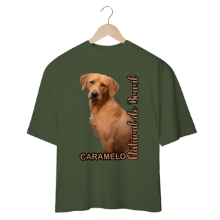 Nome do produto Camiseta oversized caramelo