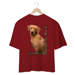 Nome do produto Camiseta oversized caramelo