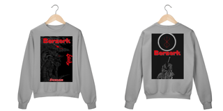 Nome do produto Blusa Moletom Berserk Manga Longa