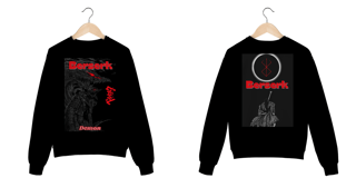 Nome do produto Blusa Moletom Berserk Manga Longa