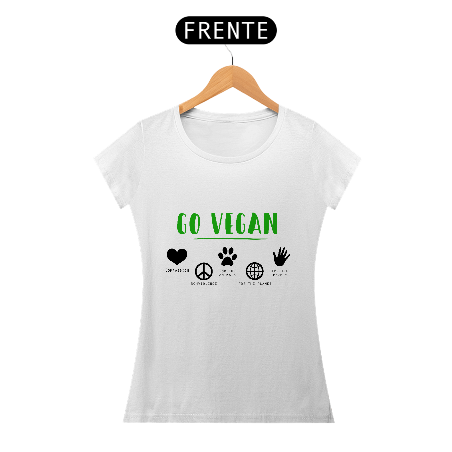 T-SHIRT GO VEGAN 