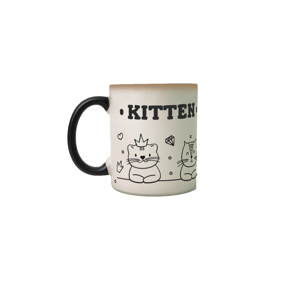 CANECA MÁGICA KITTEN QUEEN