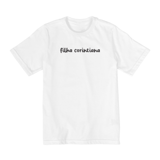 Nome do produto T-Shirt 10 a 14 anos Família Corinthians Filha