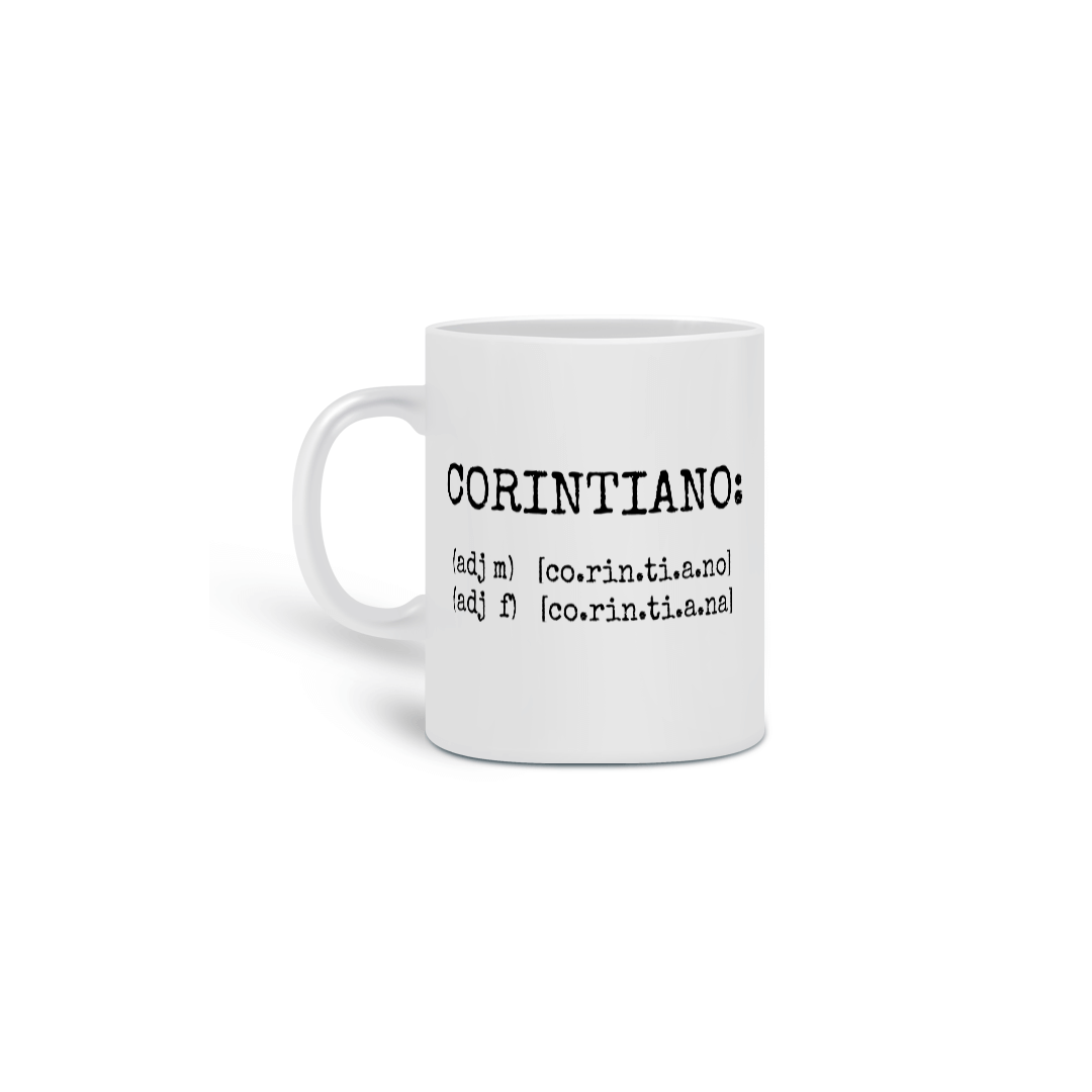 Nome do produto: Caneca Corintiano
