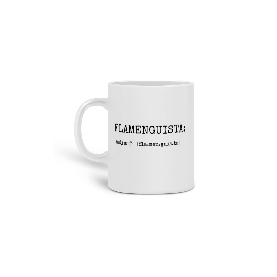 Nome do produto: Caneca Flamenguista