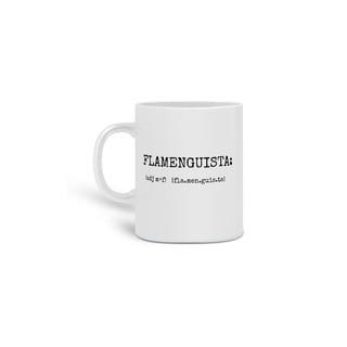 Nome do produto Caneca Flamenguista