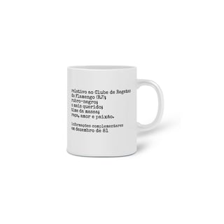 Nome do produto Caneca Flamenguista
