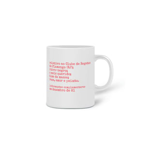 Nome do produto Caneca Flamenguista