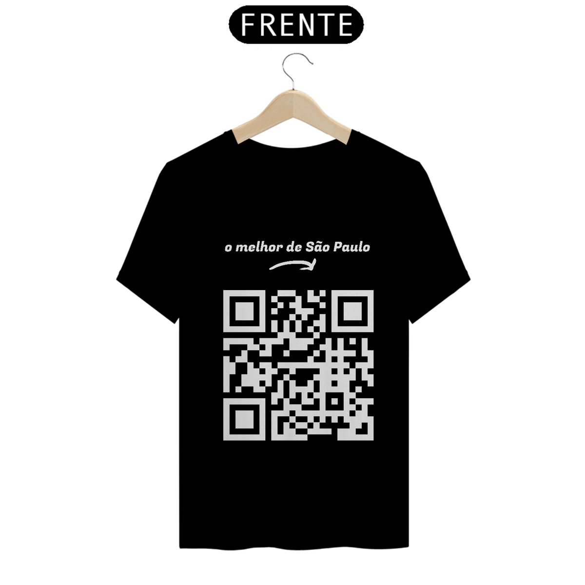 Nome do produto: T-Shirt QR Code Corinthians