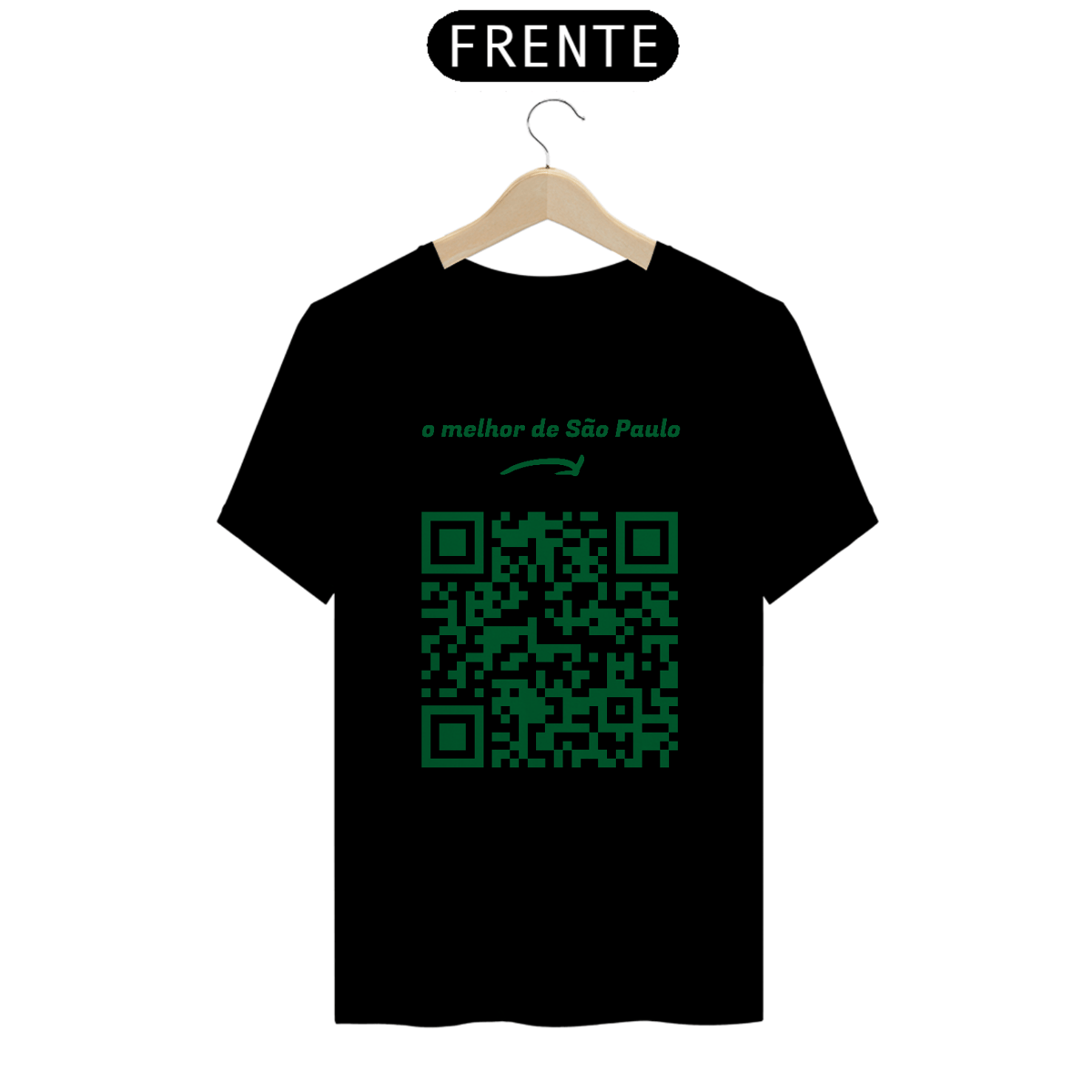 Nome do produto: T-Shirt QR Club Palmeiras