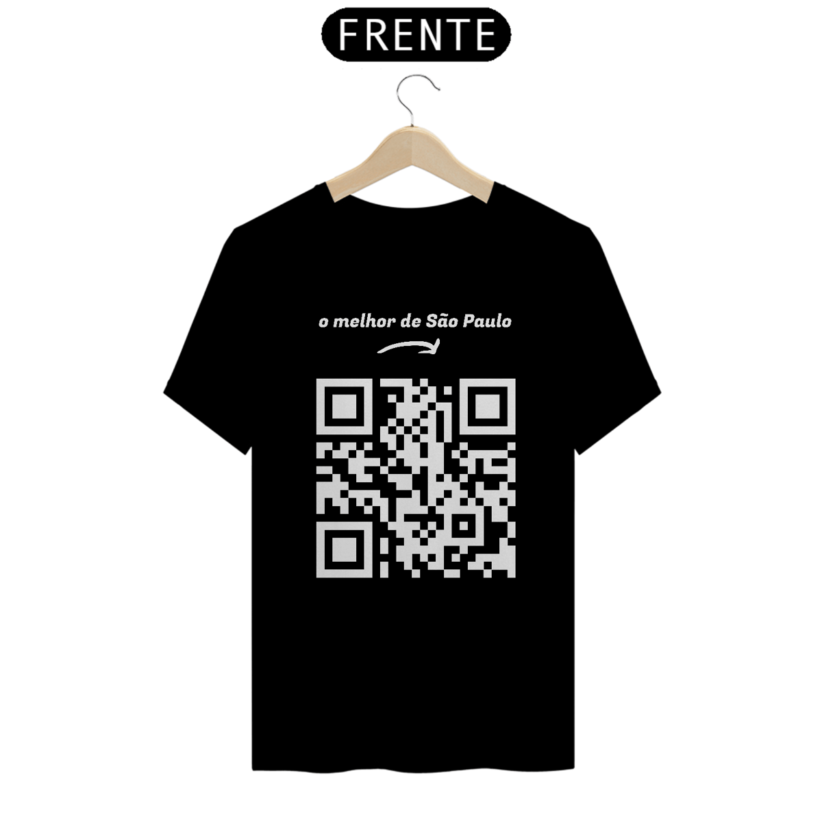 Nome do produto: T-Shirt QR Club Santos