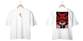 Nome do produto Camiseta Oversized Kenpachi Zaraki – Bleach | Estilo Streetwear Anime