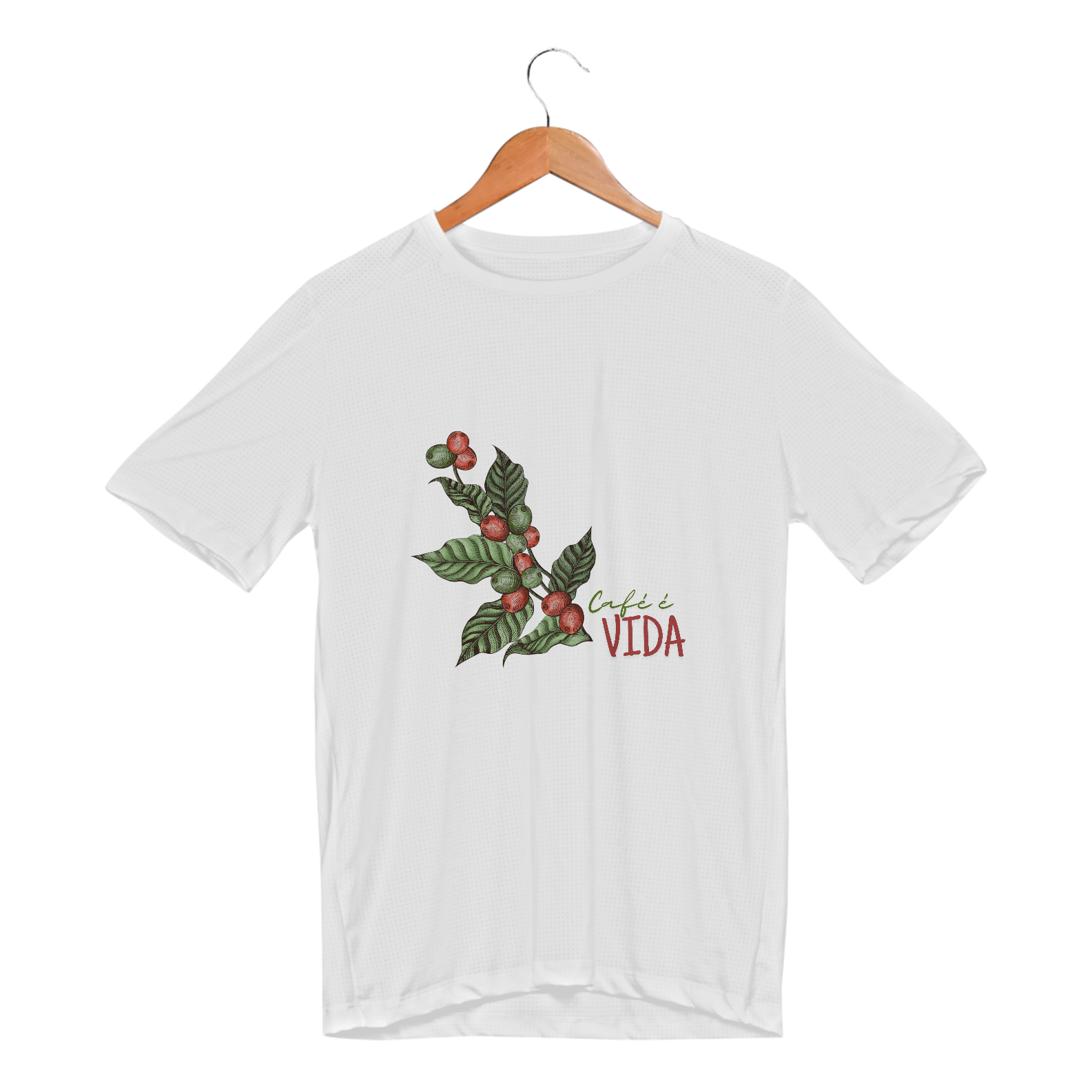 Café é vida - Camiseta Sport Dry UV