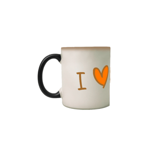Caneca surpresa I love coffee