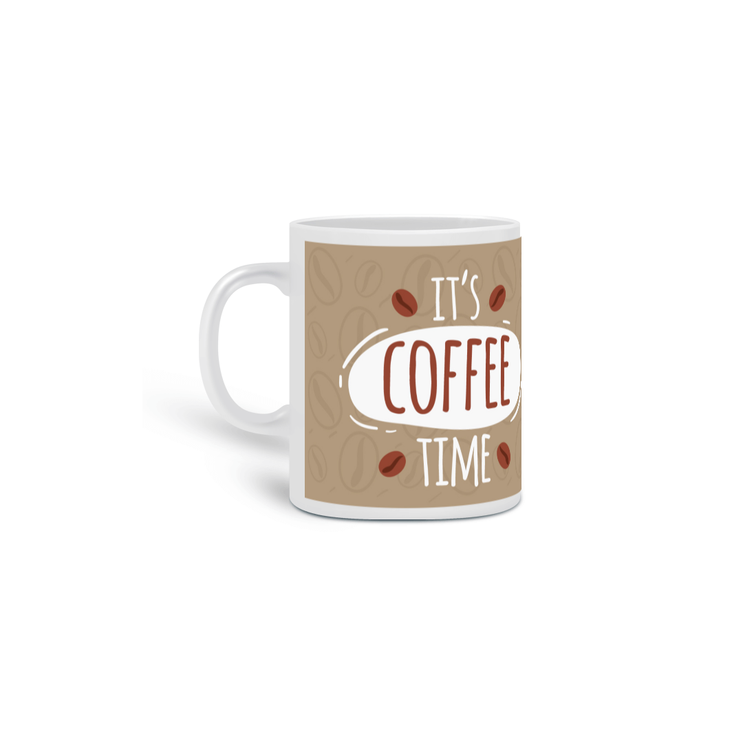 Caneca It's coffee time 