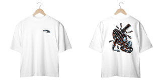 Nome do produtoCamiseta Oversized Unissex Trust is Over!