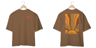 Nome do produtoCamiseta Unissex Oversized Sun Waves