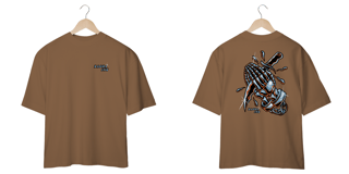 Nome do produtoCamiseta Oversized Unissex Trust is Over!