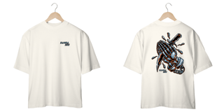 Nome do produtoCamiseta Oversized Unissex Trust is Over!