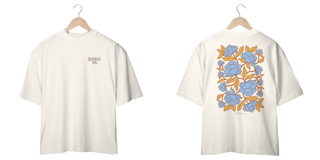 Nome do produtoCamiseta Oversized Unissex Roses Doses