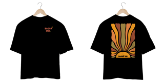 Nome do produtoCamiseta Unissex Oversized Sun Waves