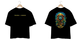 Nome do produtoCamiseta Oversized Unissex Funk Monk Tricoma x Baobaink