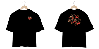 Nome do produtoCamiseta Oversized Unissex Black Panthers