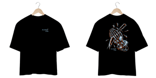 Nome do produtoCamiseta Oversized Unissex Trust is Over!