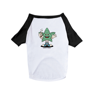 Nome do produtoPET T-SHIRT HAPPY GANJA - Baobá Ink. x Tricomas